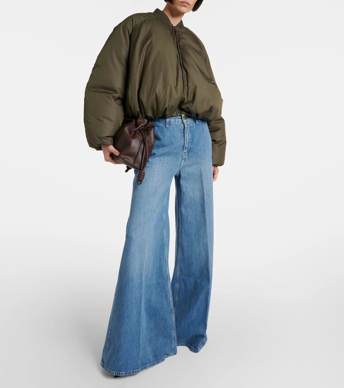 Frame - Extra Wide Leg high-rise jeans