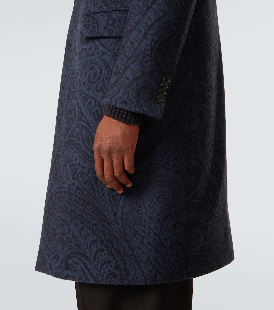Etro - Paisley wool and cashmere jacquard coat