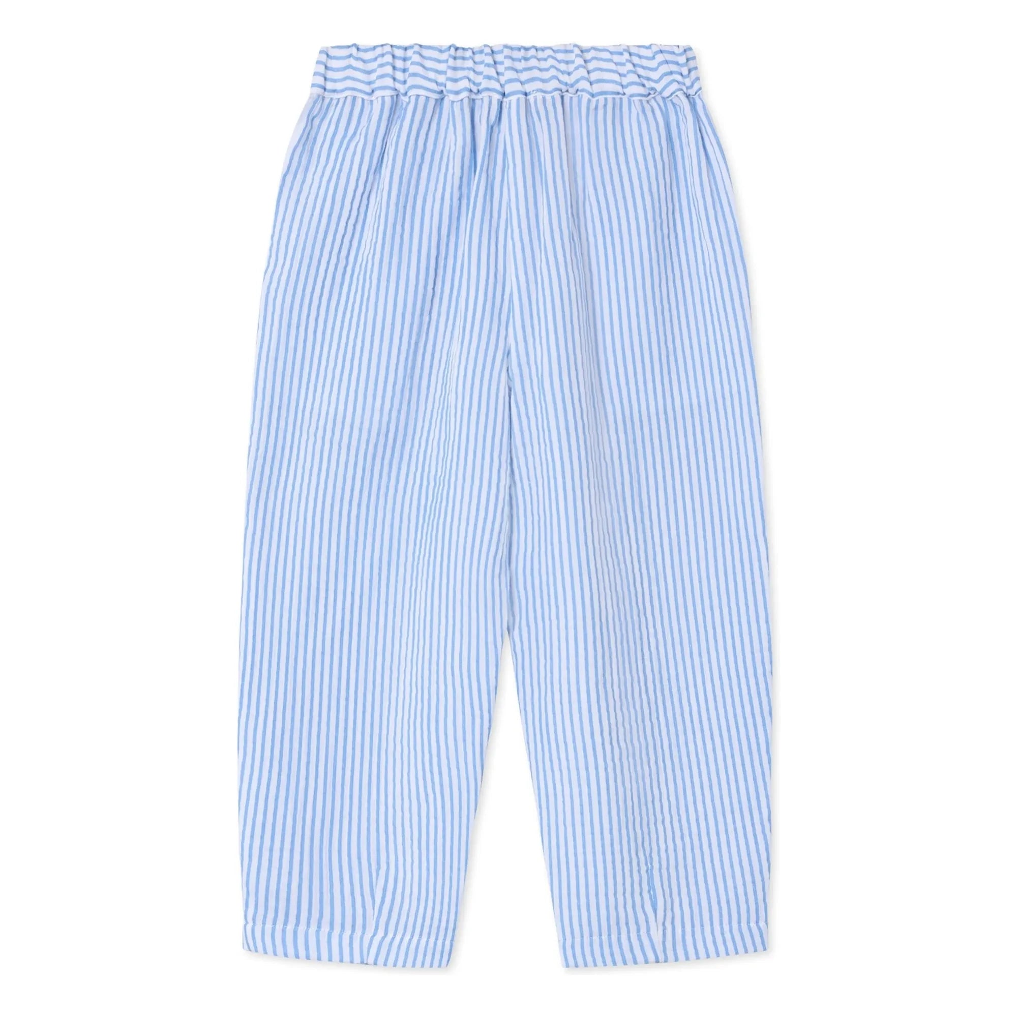 Fliink - Striped Cha Cha Pants | Light blue