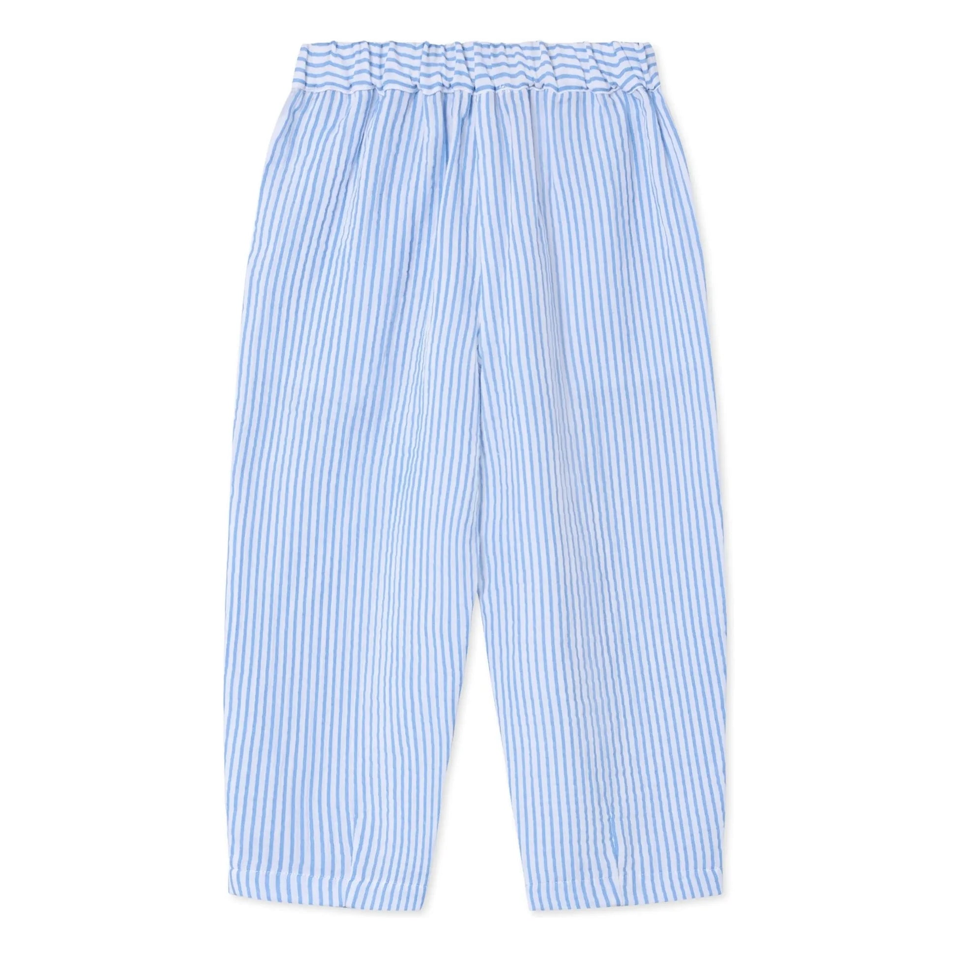 Fliink - Striped Cha Cha Pants | Light blue