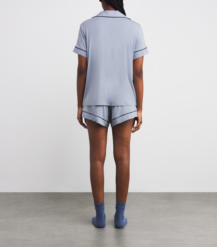 Gisele Short Pyjama Set GRAY DAWN/NAVY