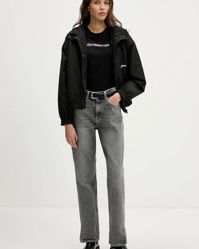 Pamuklu Tişört Karl Lagerfeld Jeans