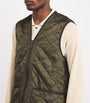 Barbour Green Quilted Zip-In Liner Gilet
