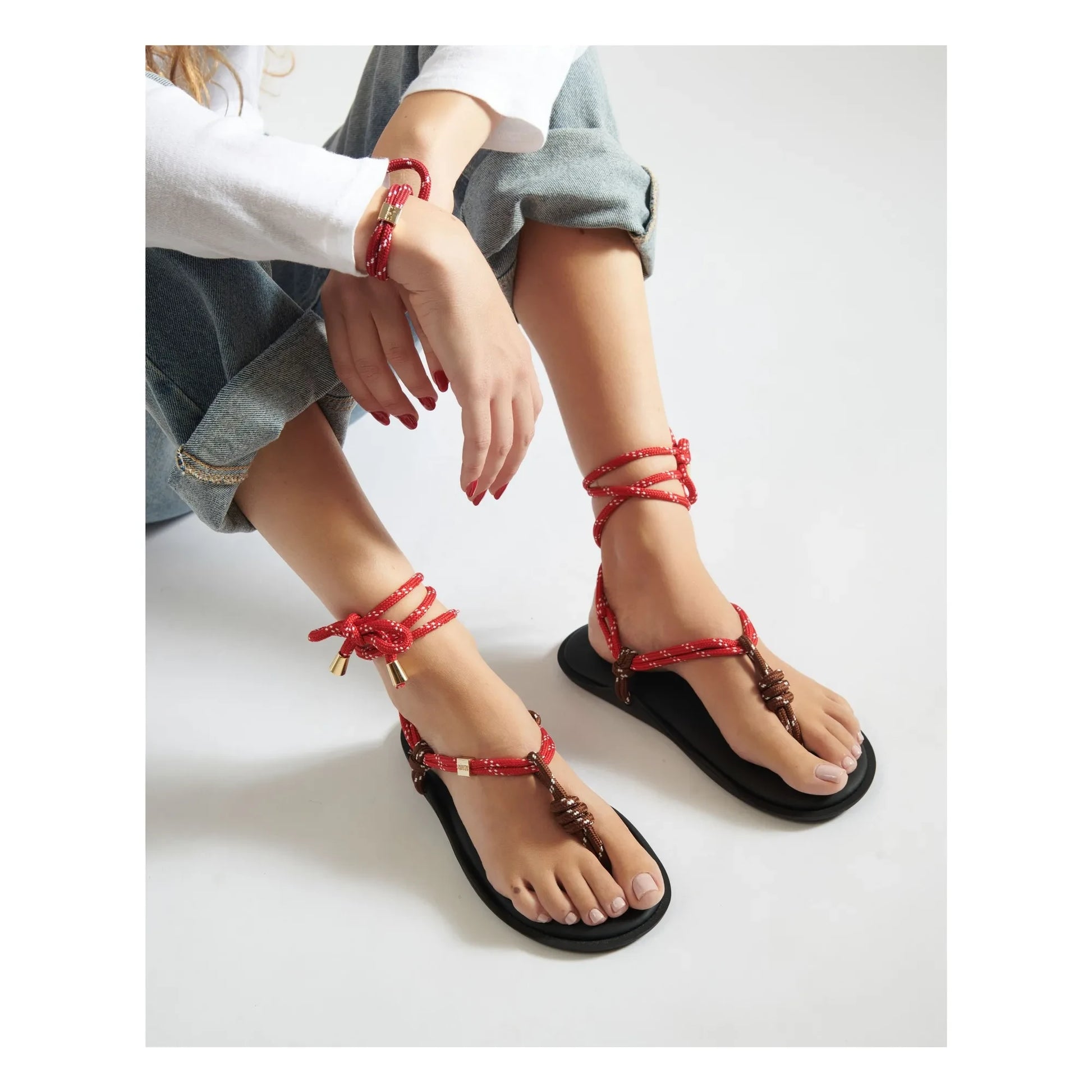 Flòwze - Flò Twin sandals | Red