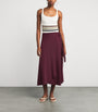 Burgundy Julieta Wrap Maxi Sarong