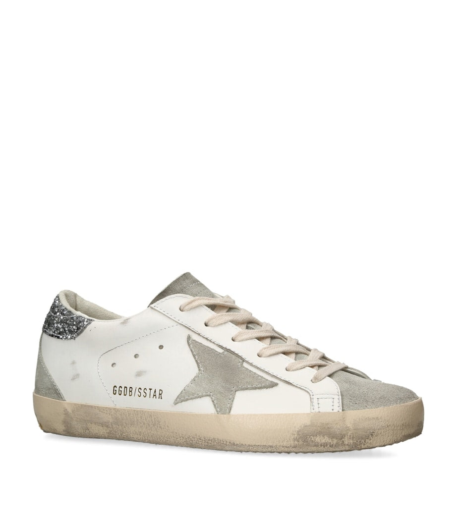 White Leather Super-Star Sneakers