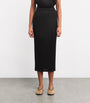 Pleats Please Issey Miyake Black Basics Midi Skirt