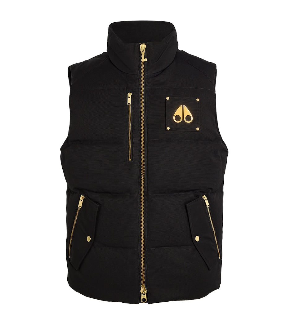 Moose Knuckles Black Down Westmount Gilet