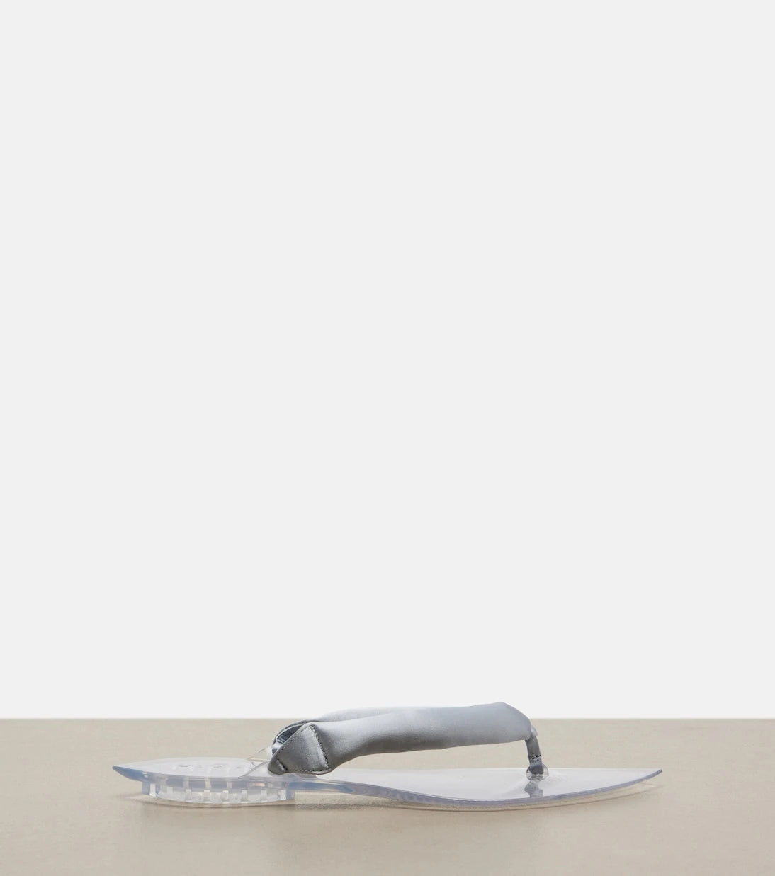 Alaïa - Invisible satin thong sandals