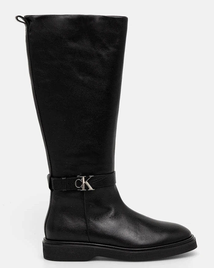 Calvin Klein METAL LOGO DİZÜSTÜ ÇİZME