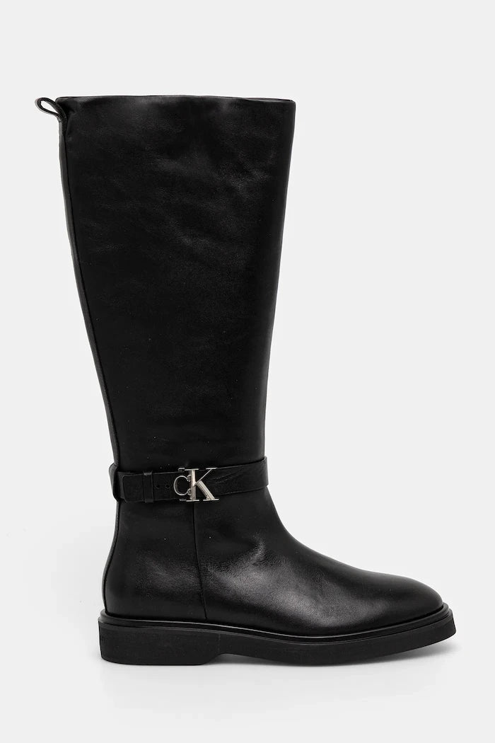 Calvin Klein METAL LOGO DİZÜSTÜ ÇİZME
