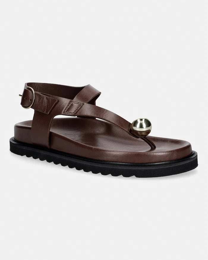 Souliers Martinez kadın deri sandalet SPIAGGIA
