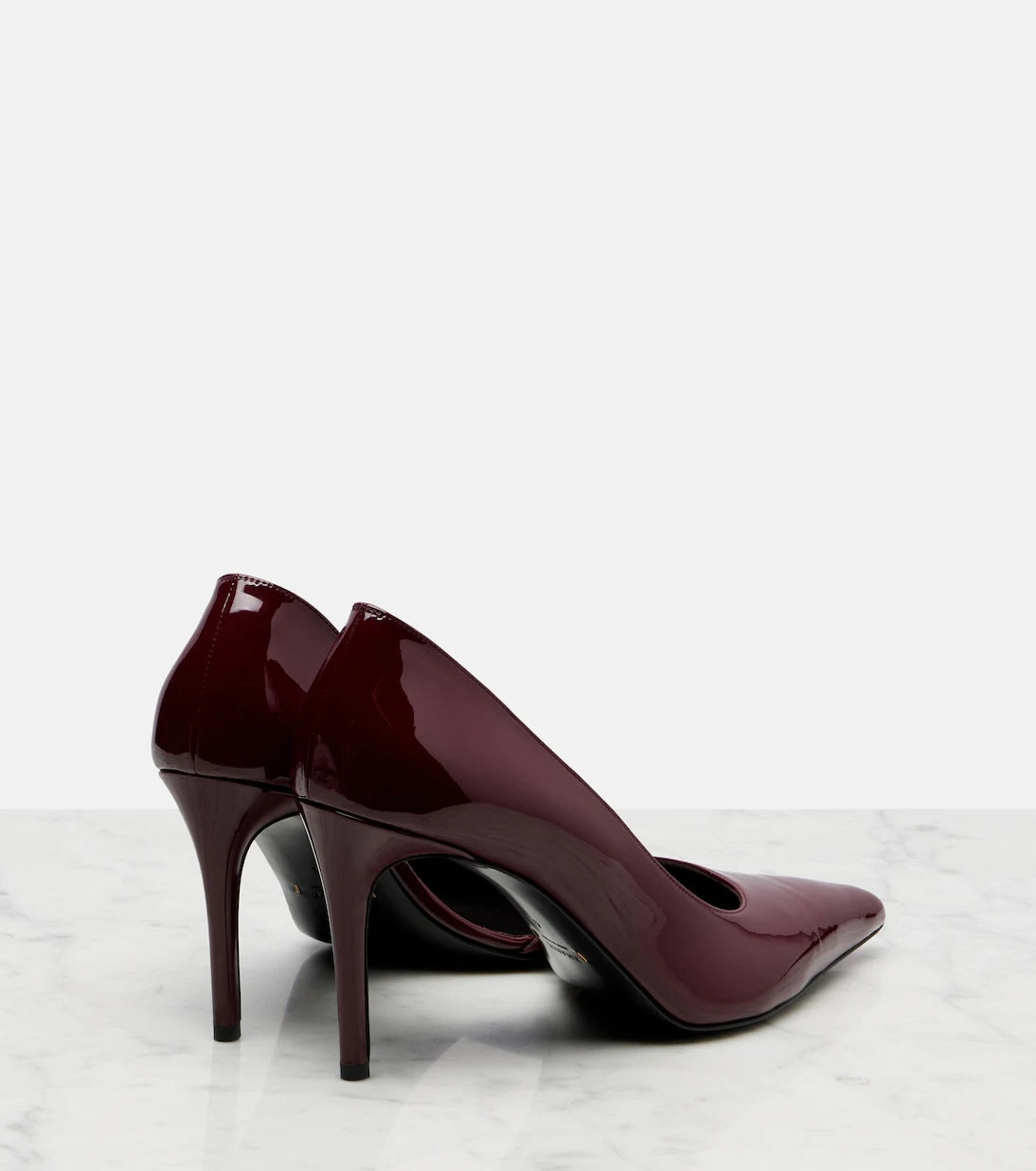 Khaite - Jett D'Orsay 85 patent leather pumps