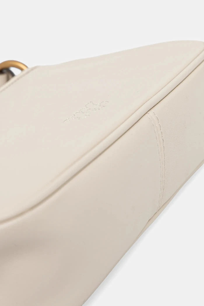 Pinko чанта crossbody дамска от кожа Horizontal