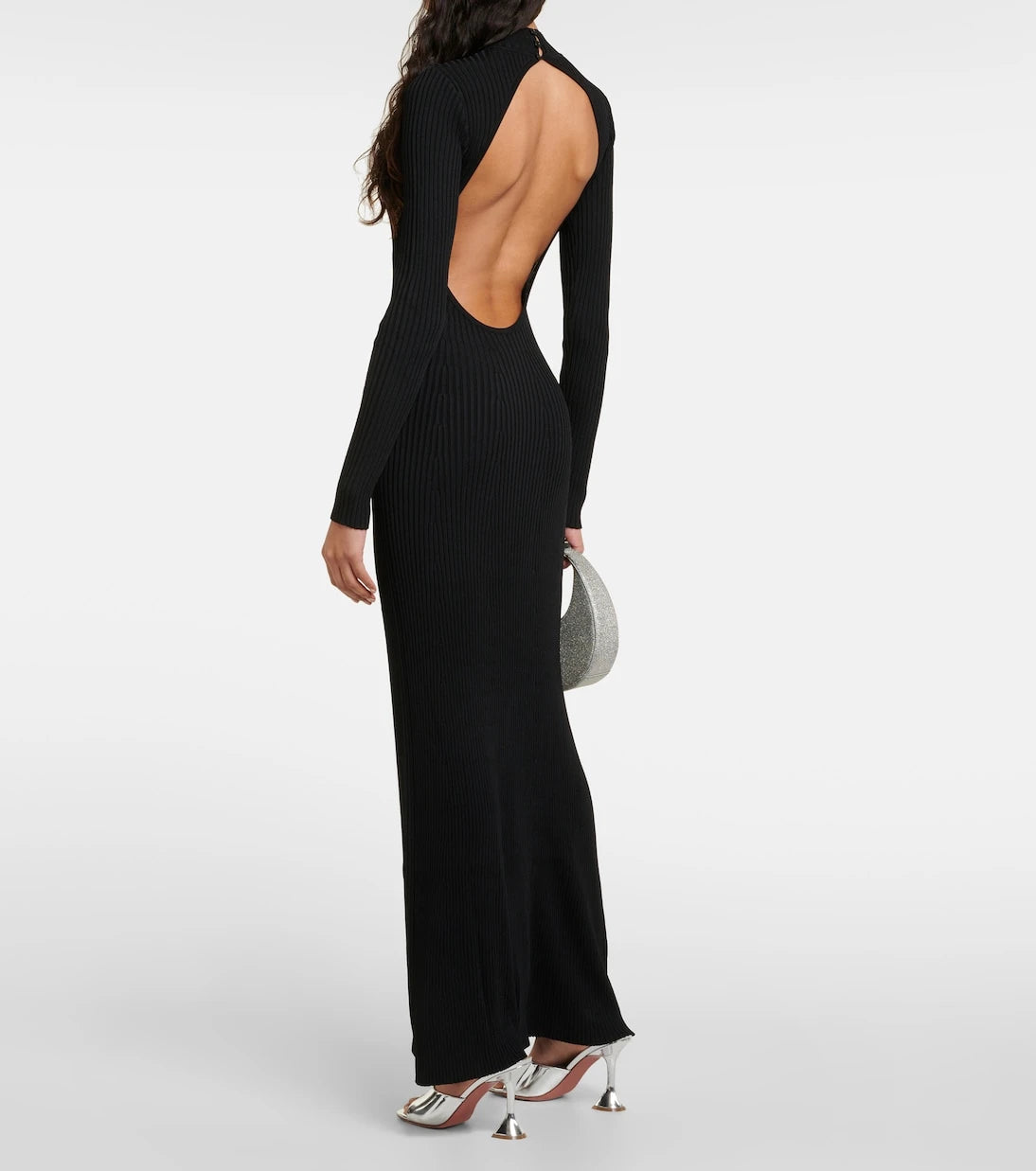 Staud - Palmira ribbed-knit maxi dress