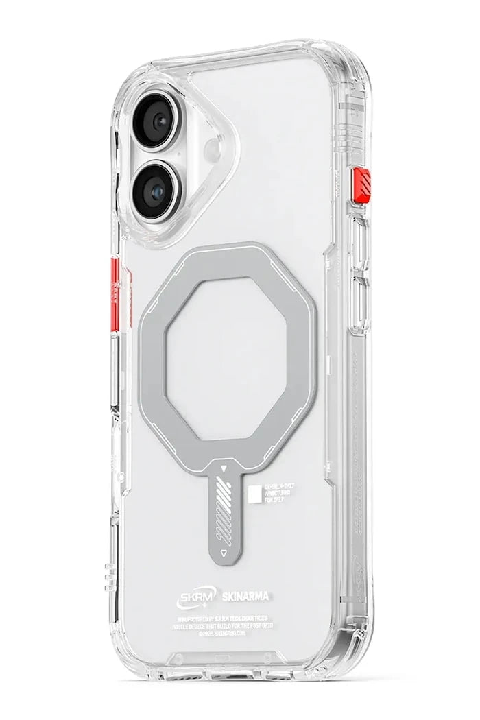 Yerleşik manyetik halkalı telefon kılıfı Skinarma Saido iPhone 17