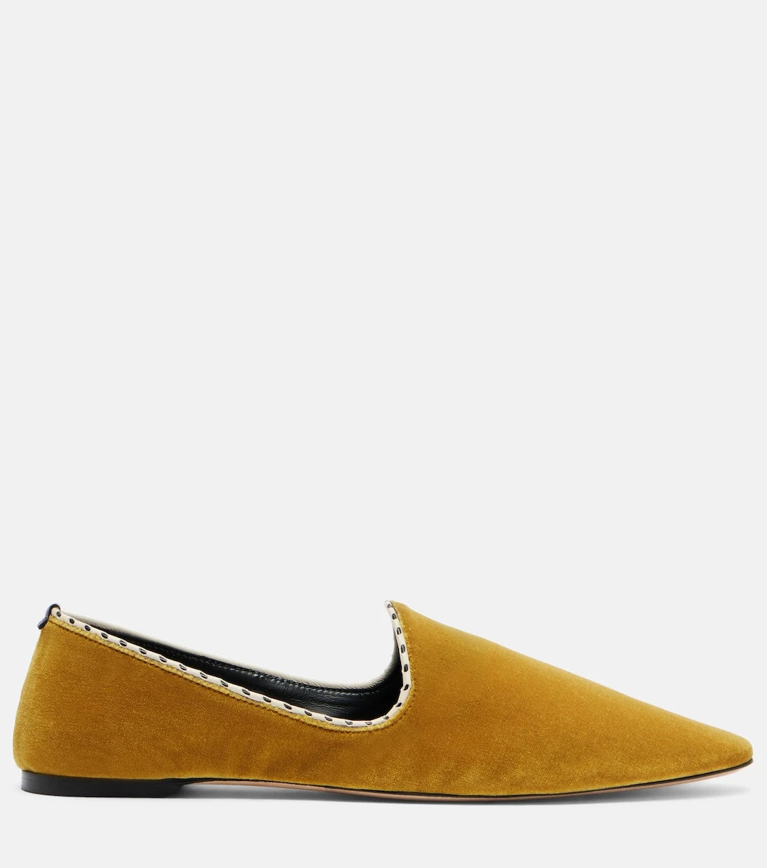 Toteme - Velvet slip-on shoes