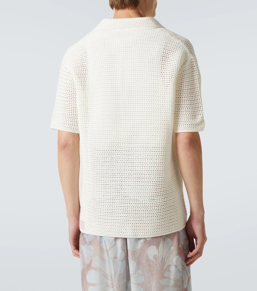 Orlebar Brown - Batten crochet cotton polo shirt