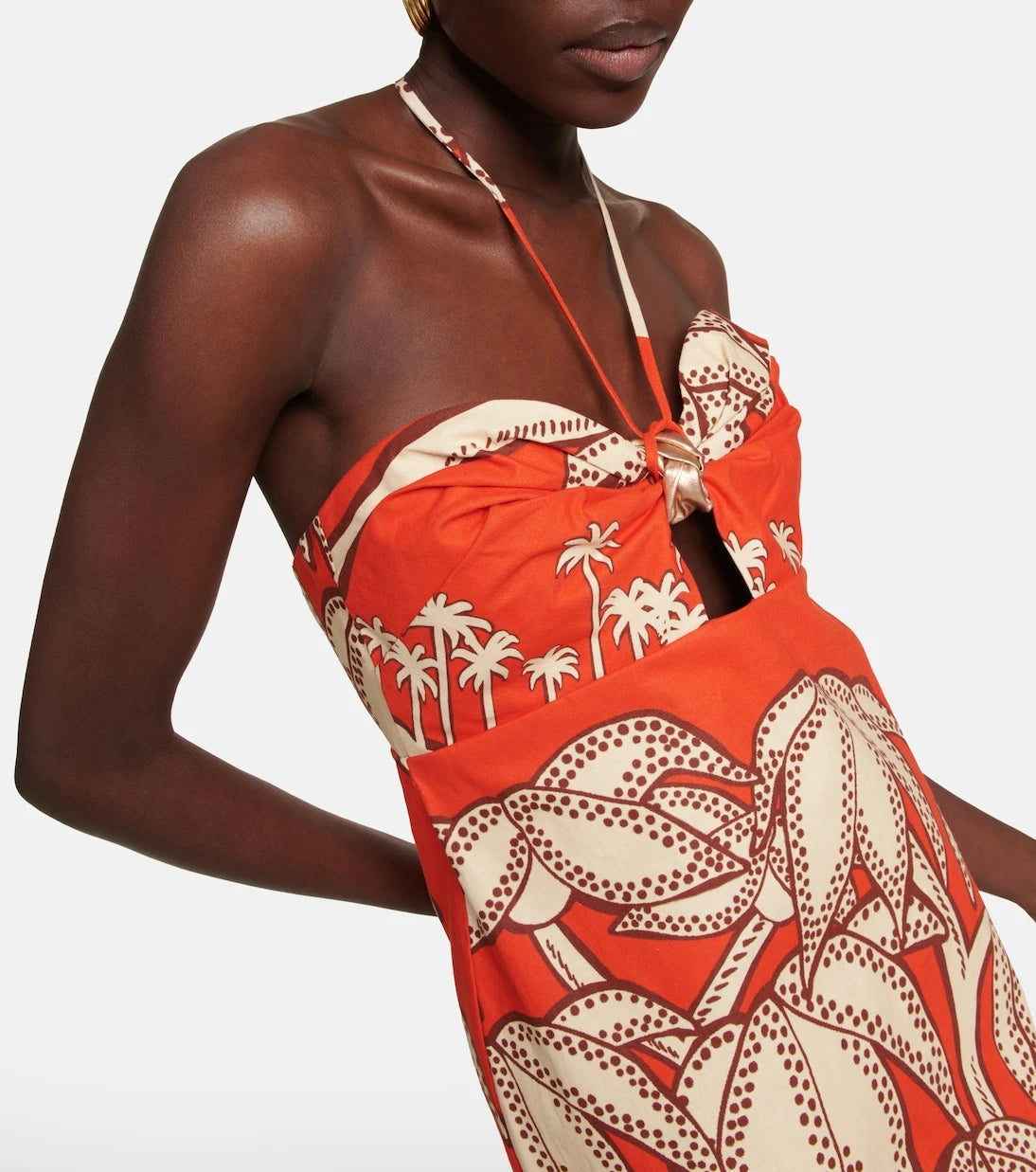 Johanna Ortiz - Ruffle floral maxi dress