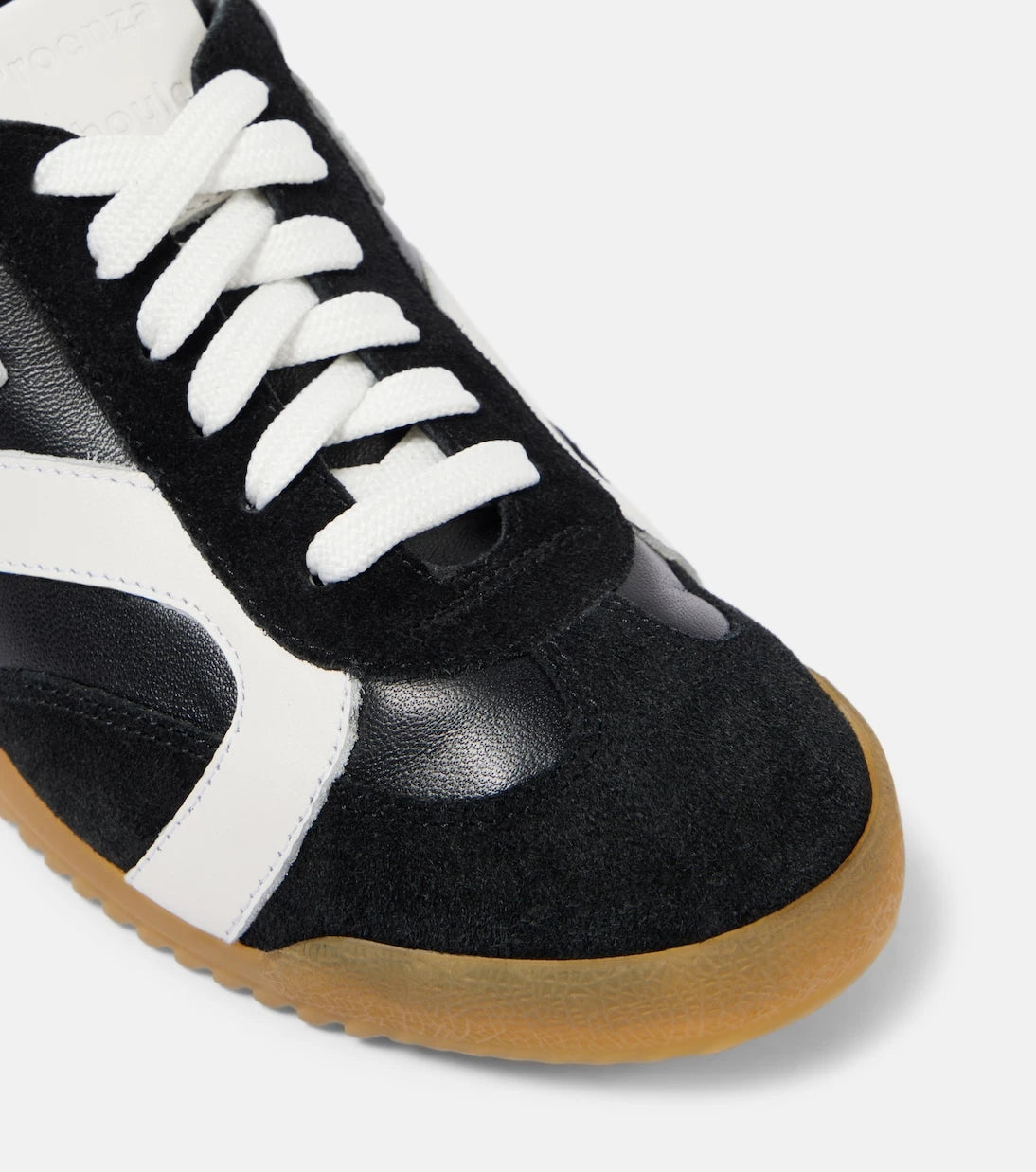 Proenza Schouler - Track suede-trimmed leather sneakers