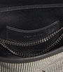 Stella McCartney Black Embellished Falabella Top-Handle Clutch Bag