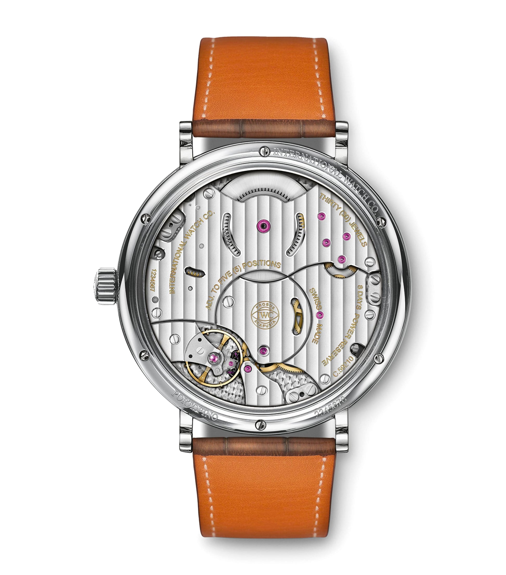 Stainless Steel Portofino Hand-Wound Watch 45mm