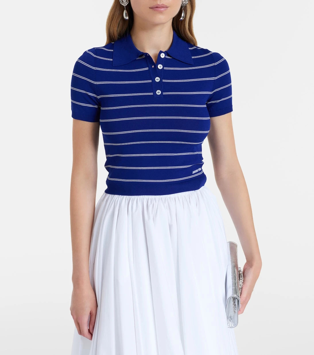 Shushu/Tong - Striped polo shirt