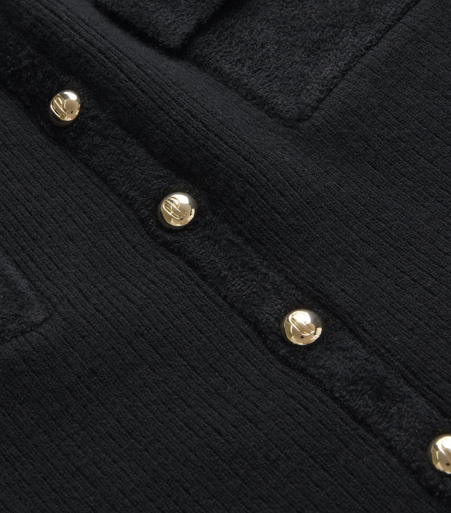 Claudie Pierlot Black Knitted Mini Skirt