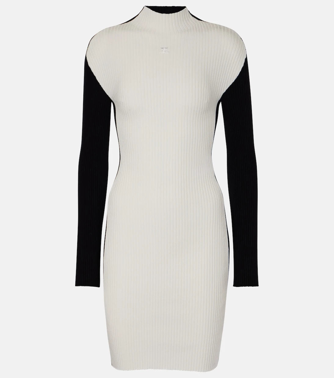 Courrèges - Renk bloklu mini elbise
