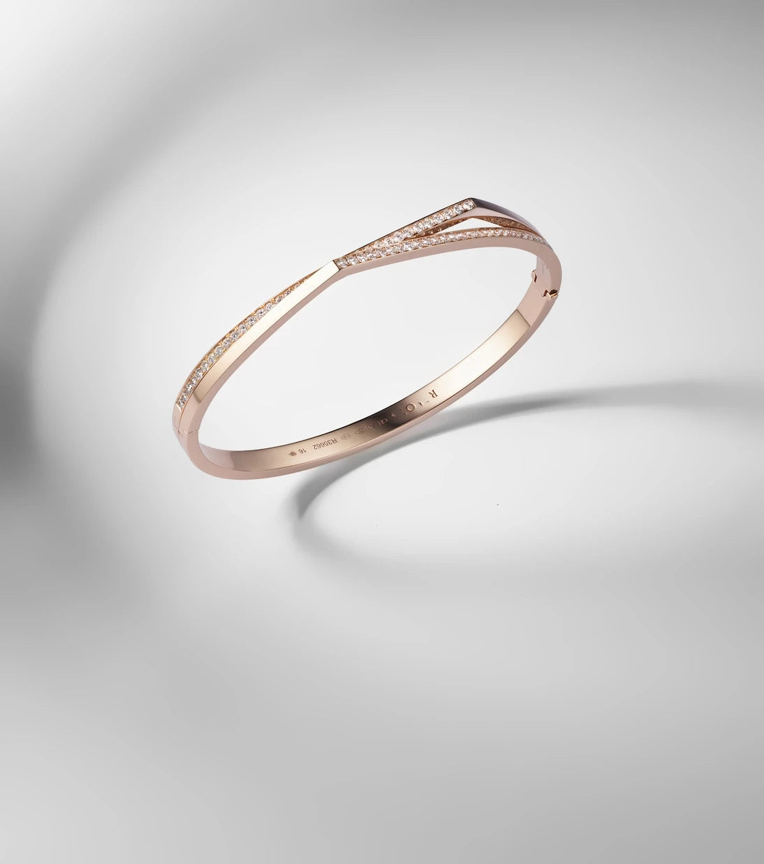 Repossi - Antifer 18kt rose gold bracelet with diamonds