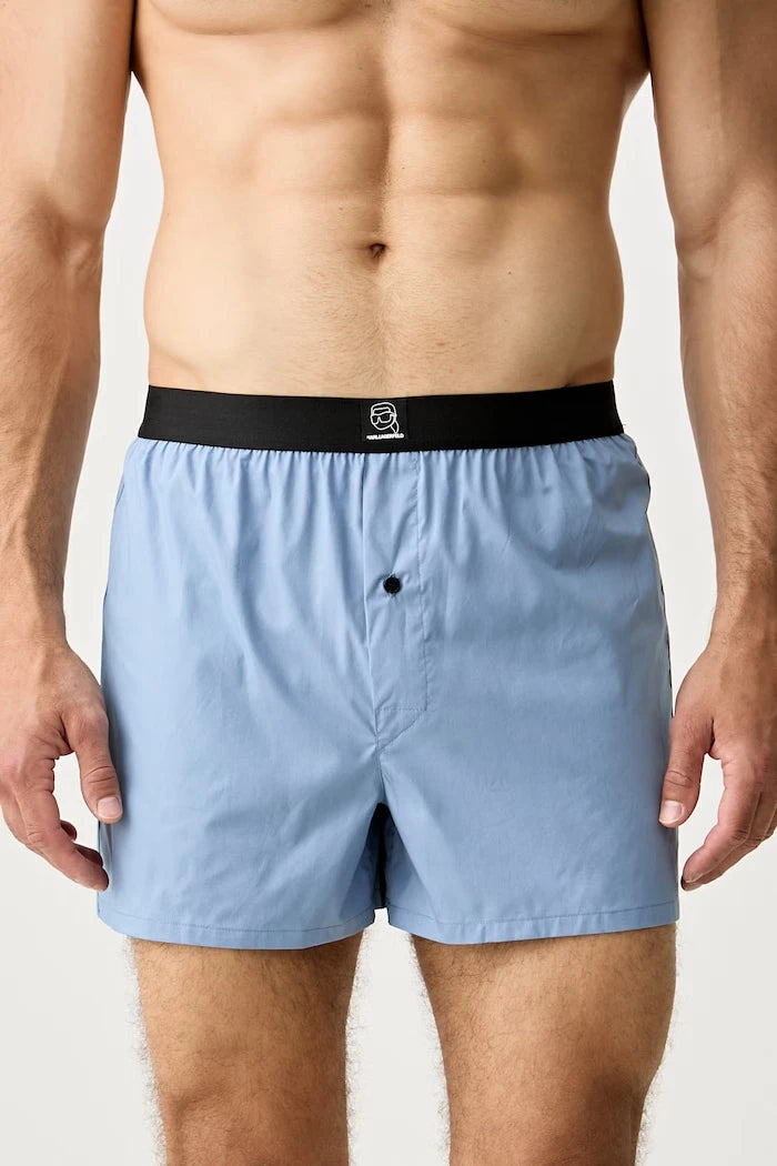 Karl Lagerfeld Erkek Pamuklu Rahat Boxer IKON 3’lü