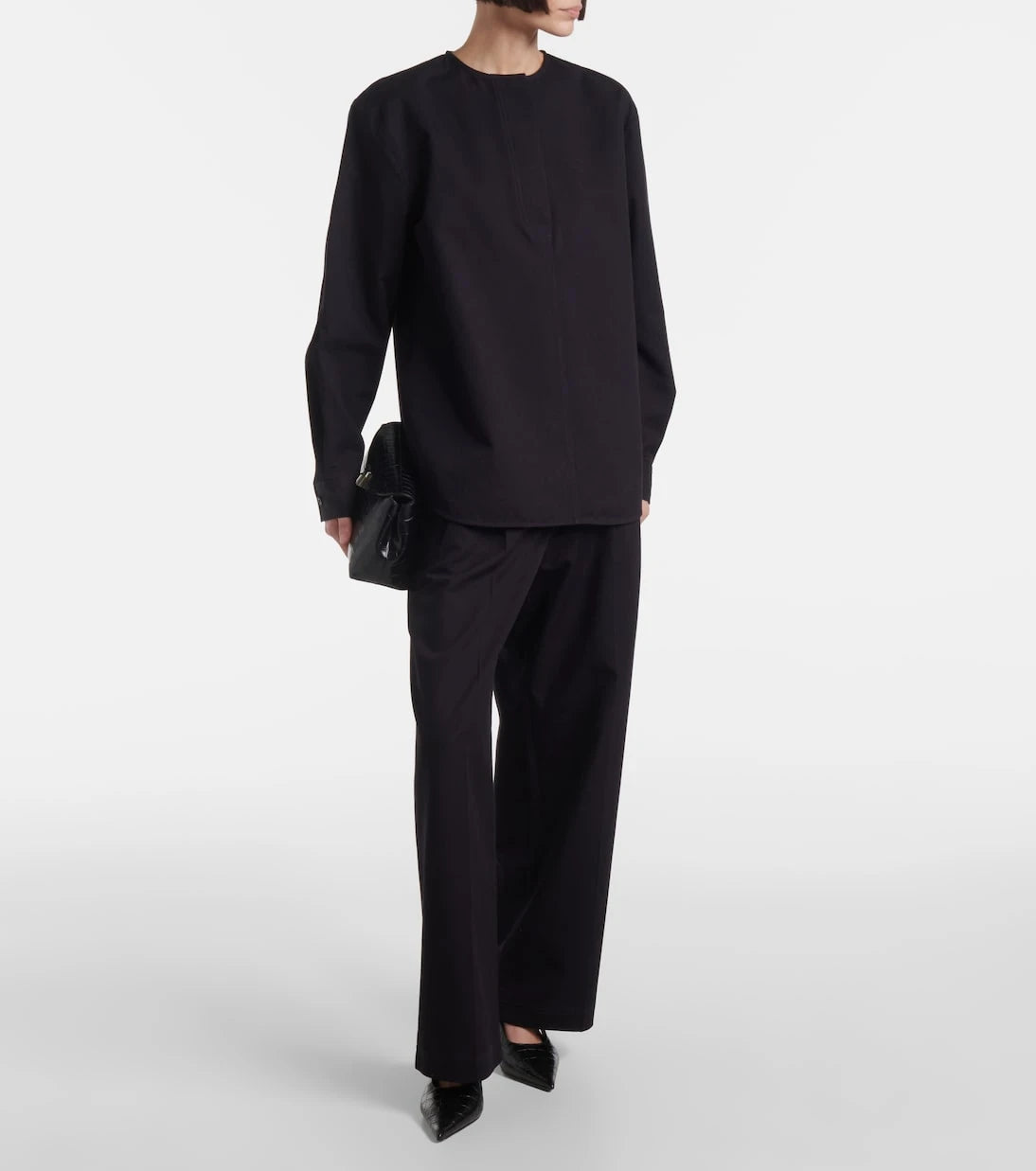 Toteme - Mid-rise cotton twill chinos