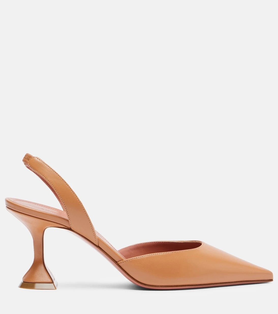 Amina Muaddi - Holli 70 leather slingback pumps