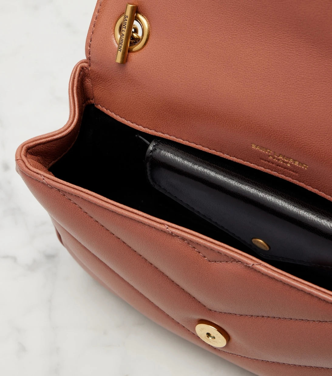 Saint Laurent - Loulou Mini leather shoulder bag