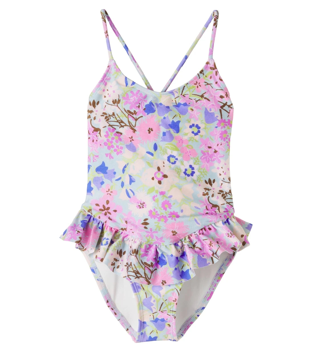 Zimmermann Kids - Solstice floral ruffled swimsuit