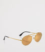 Ray-Ban Gold RB3775M Metal Oval Sunglasses