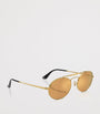 RB3775M Metal Oval Sunglasses