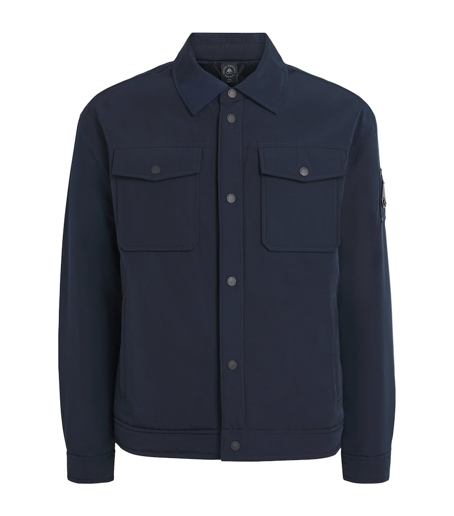 Navy Logo Bunny Shacket