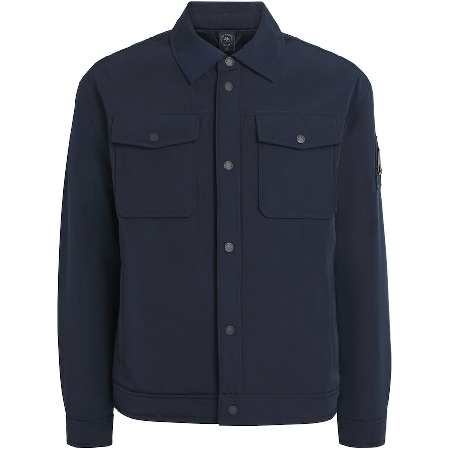 Navy Logo Bunny Shacket