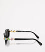 Swarovski Black Acetate Oval SK6042 Sunglasses 100187