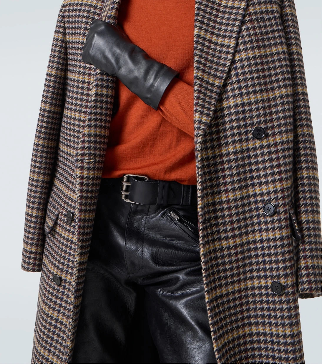 Saint Laurent - Motorcycle leather belt