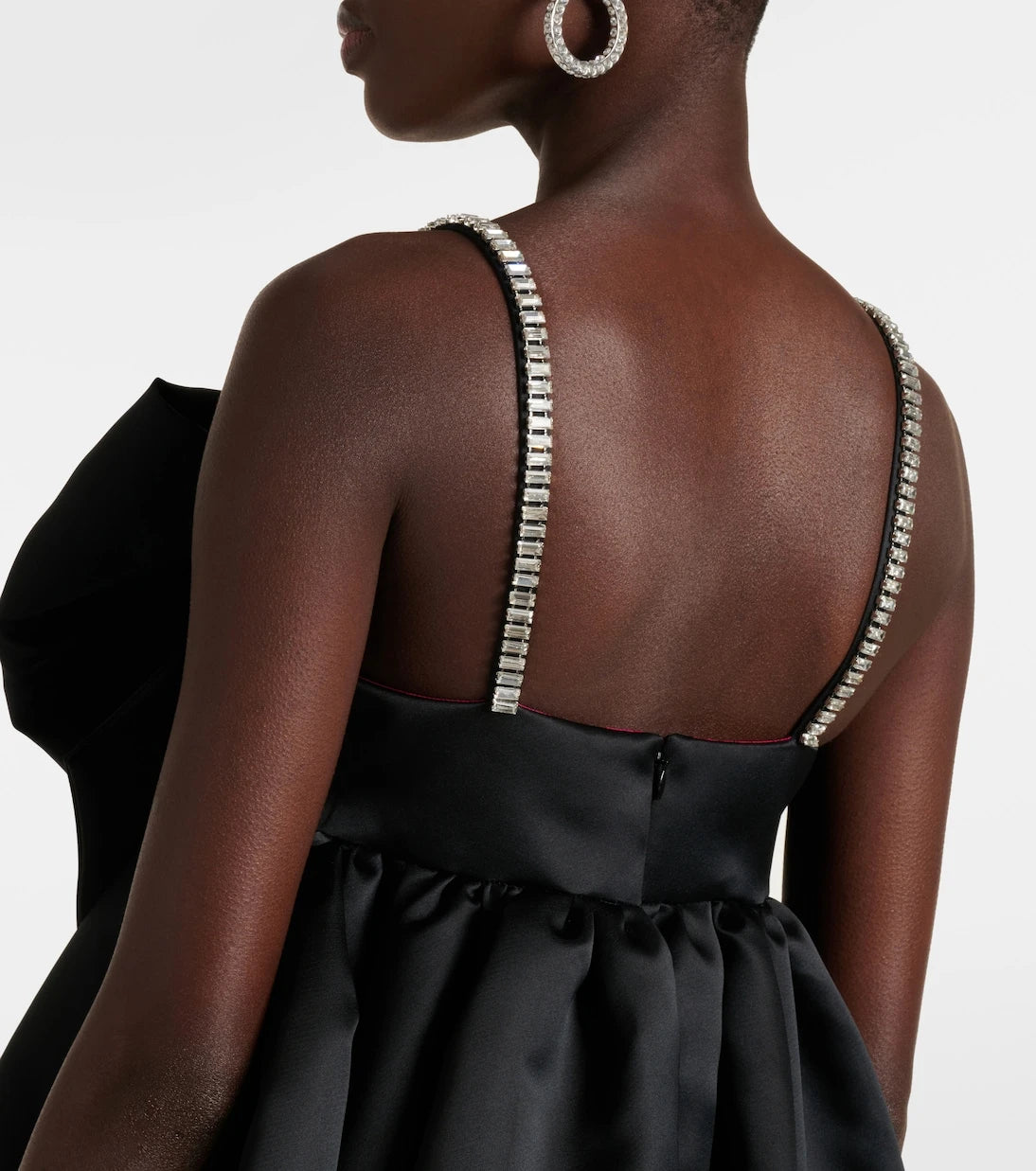 Nina Ricci - Bow-detail satin minidress