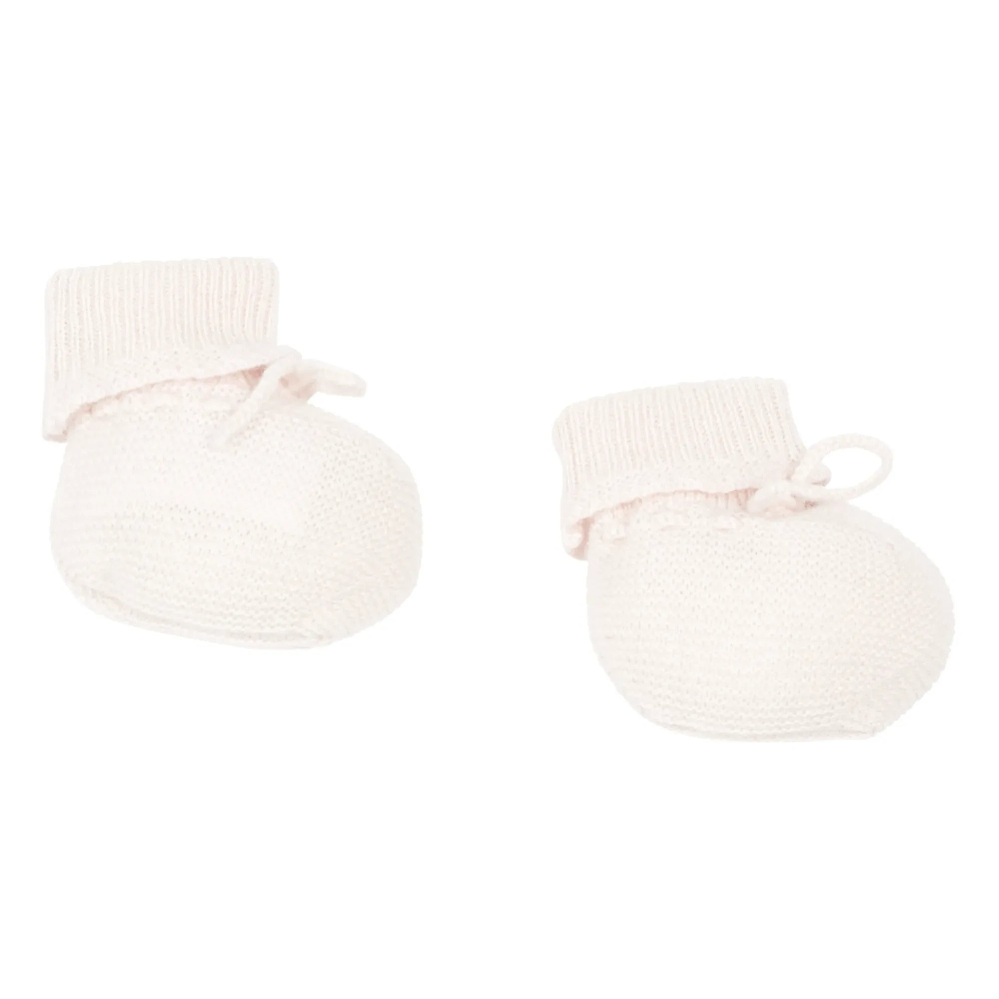 Bonpoint - Cashmere Booties | Pale Pink