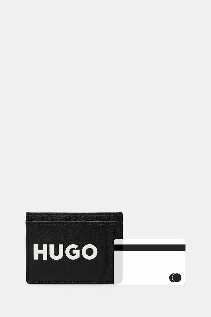Кожен калъф за карти HUGO