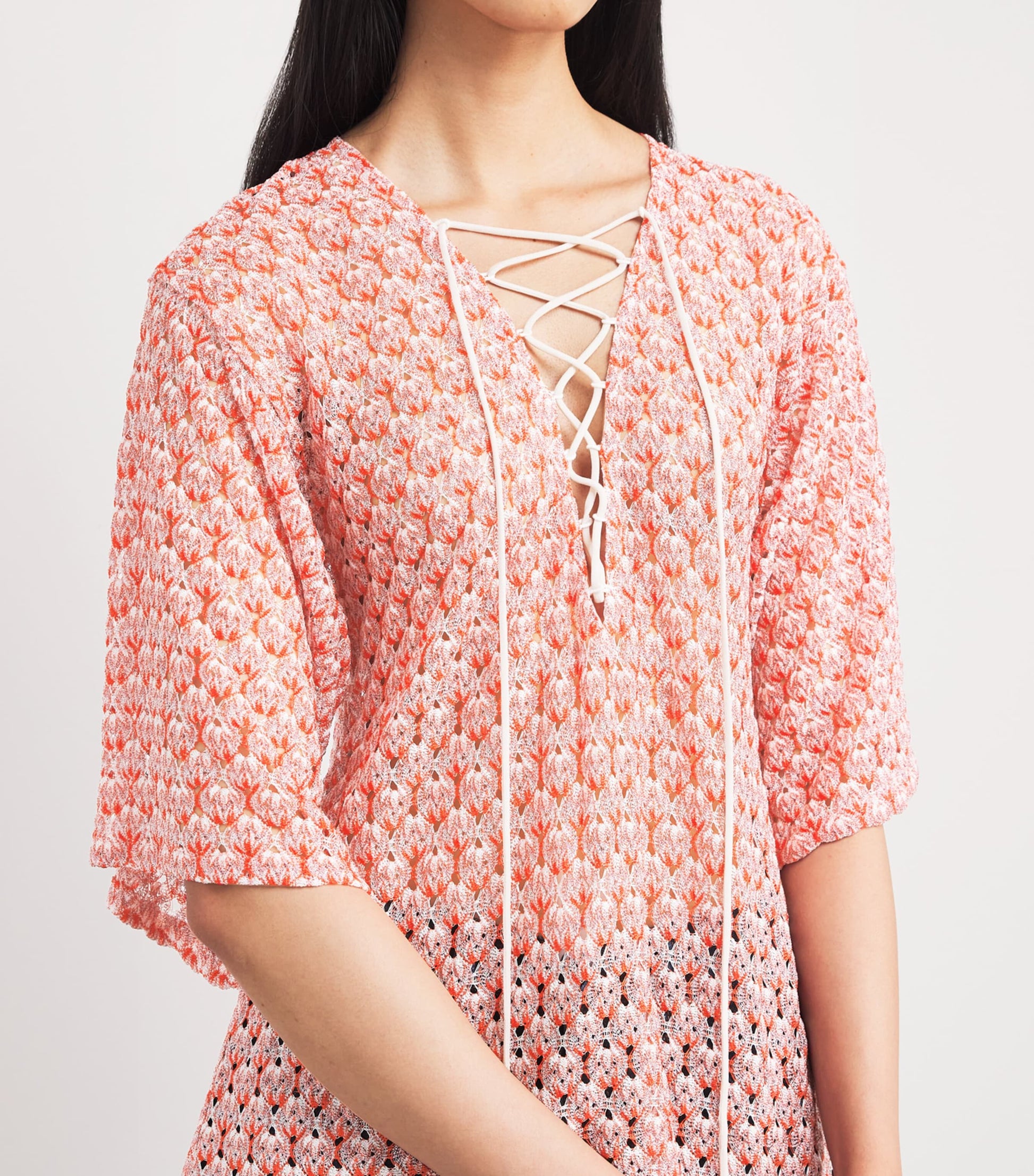 Missoni Metallic-Crochet Mini Dress