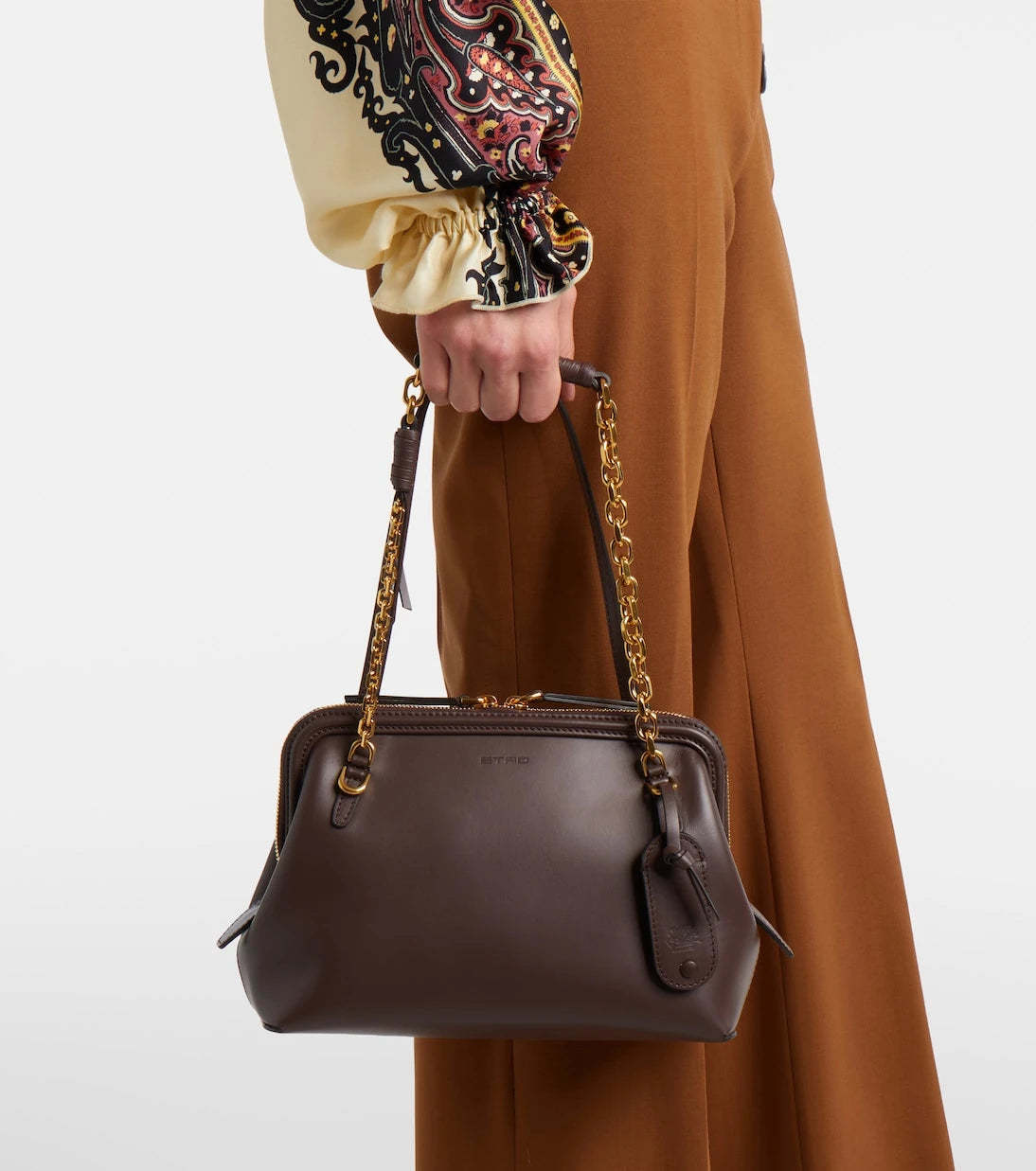 Etro - Leather shoulder bag