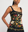 Multi Cotton Floral Midi Dress