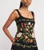 Multi Cotton Floral Midi Dress
