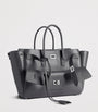 Balenciaga Grey Small Leather Bel Air Carry All Tote Bag