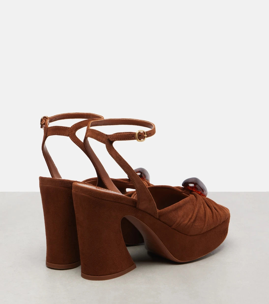 Zimmermann - Gleam 120 suede platform sandals